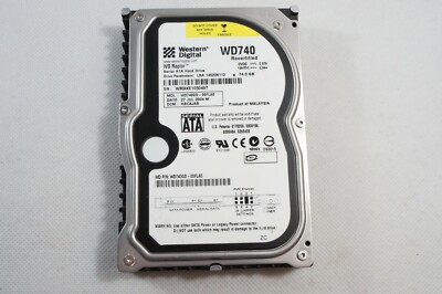 Western Digital WD740GD-00FLA0 74GB SATA 3.5'' Hard Drive, Free 2-3 Day Ship!!!