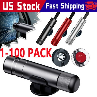 Car Safety Hammer Window Glass Breaker Seat Belt Emergency Escape Cutter Tool