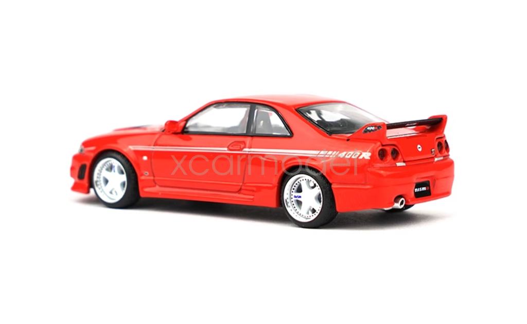 Poprace 1:64 Scale Red Skyline GTR R33 Nismo 400R Sports Model