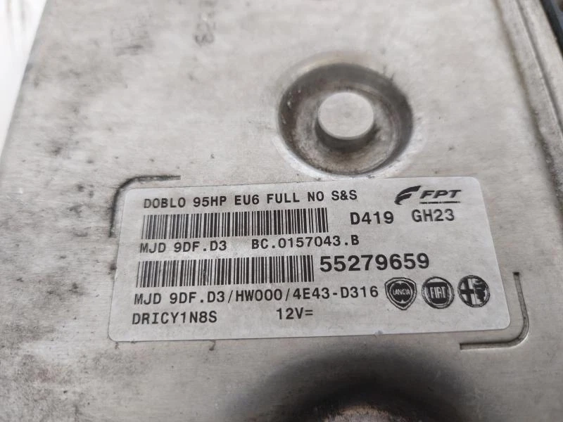 55279659 CENTRALINA MOTORE ECU FIAT DOBLO IV (263) 1.3 MULTIJET 16V MAN 5M 95CV  - Immagine 3 di 3