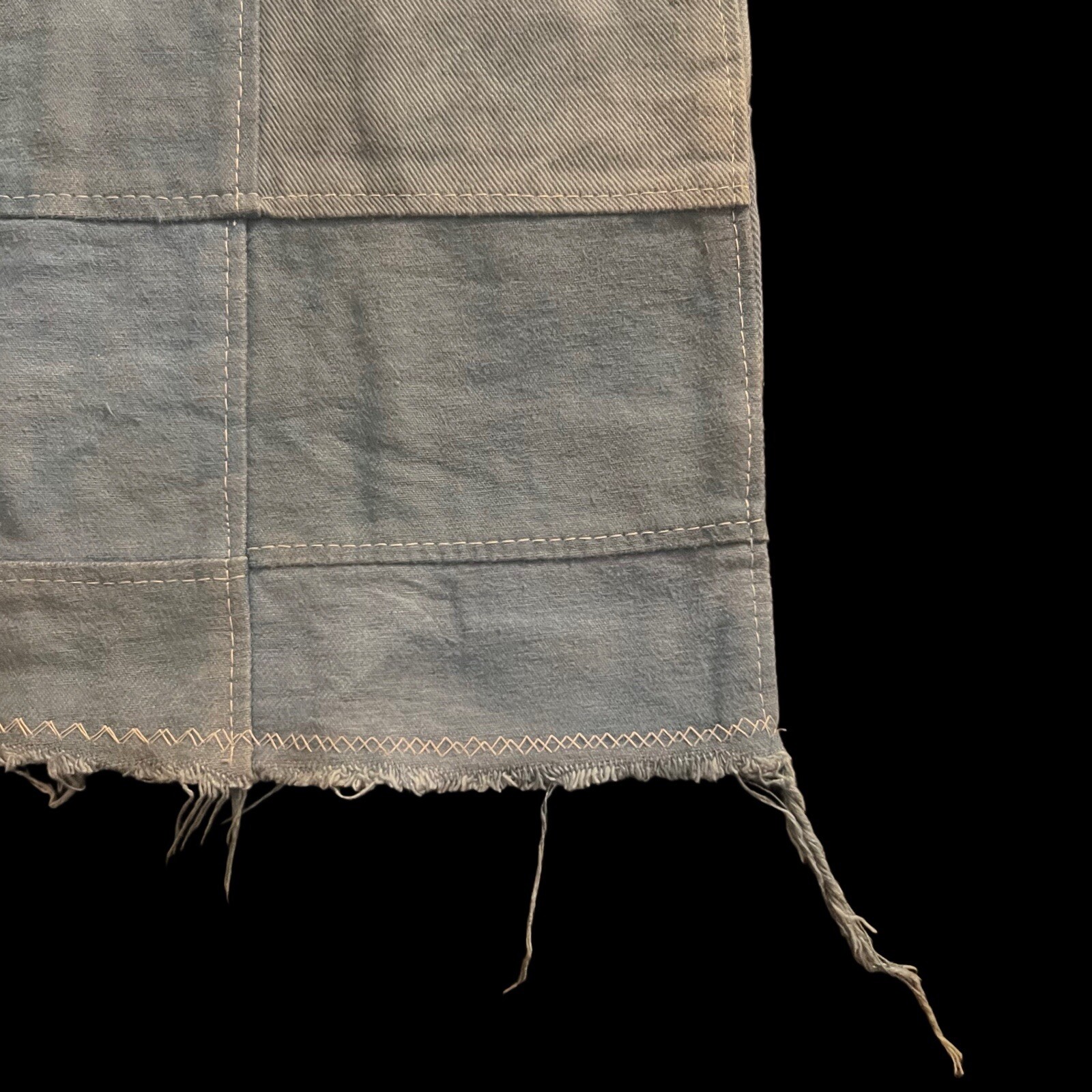 Handmade Patchwork Denim Graidient Dyed - image 5