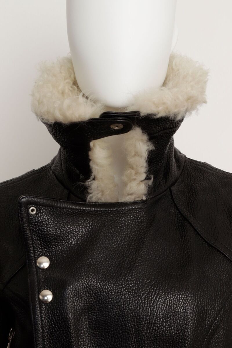 BALENCIAGA NICOLAS GHESQUIERE A/W 2004 RUNWAY LEATHER AND BALENCIAGA NICOLAS GHESQUIERE A/W 2004 RUNWAY LEATHER AND