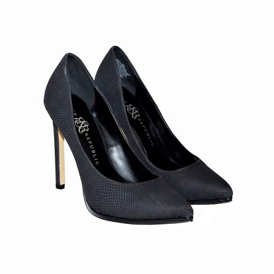 Rock Republic® Women's Size: Arabella Black Textured High Heel Pumps  NIB!