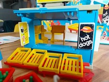 Présentoir Publicitaire Playmobil Cirque - Geobra 1974 - PLV Vintage - Ancien