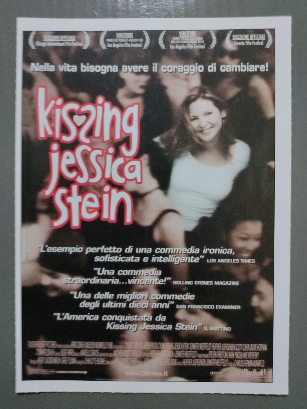 Locandina originale film Kissing Jessica Stein (2002) - Regia di Charles Herman-Wurmfeld