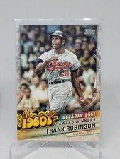 Frank Robinson Insert 2020 Topps Update Decades' Best #DB13 Baseball Card C4A