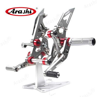 For Yamaha MT07 FZ07 XSR700 2023 2024 2025 Arashi Racing Rearset Footrest Peg