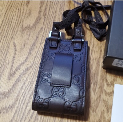 Gucci Micro Strap Business Card Holder ($850 from Neimans) | eBay