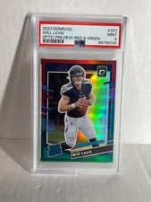 2023 Donruss Optic Will Levis Red Green Rated Rookie Preview SP #397 PSA 9