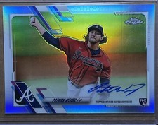 2021 topps chrome patrick weigel Rookie auto Refractor /499 *WS CHAMPION*