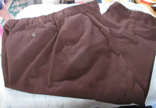 LL Bean Capri Crop Pants Women's 16 Reg. Elastic Back Waist - Brown