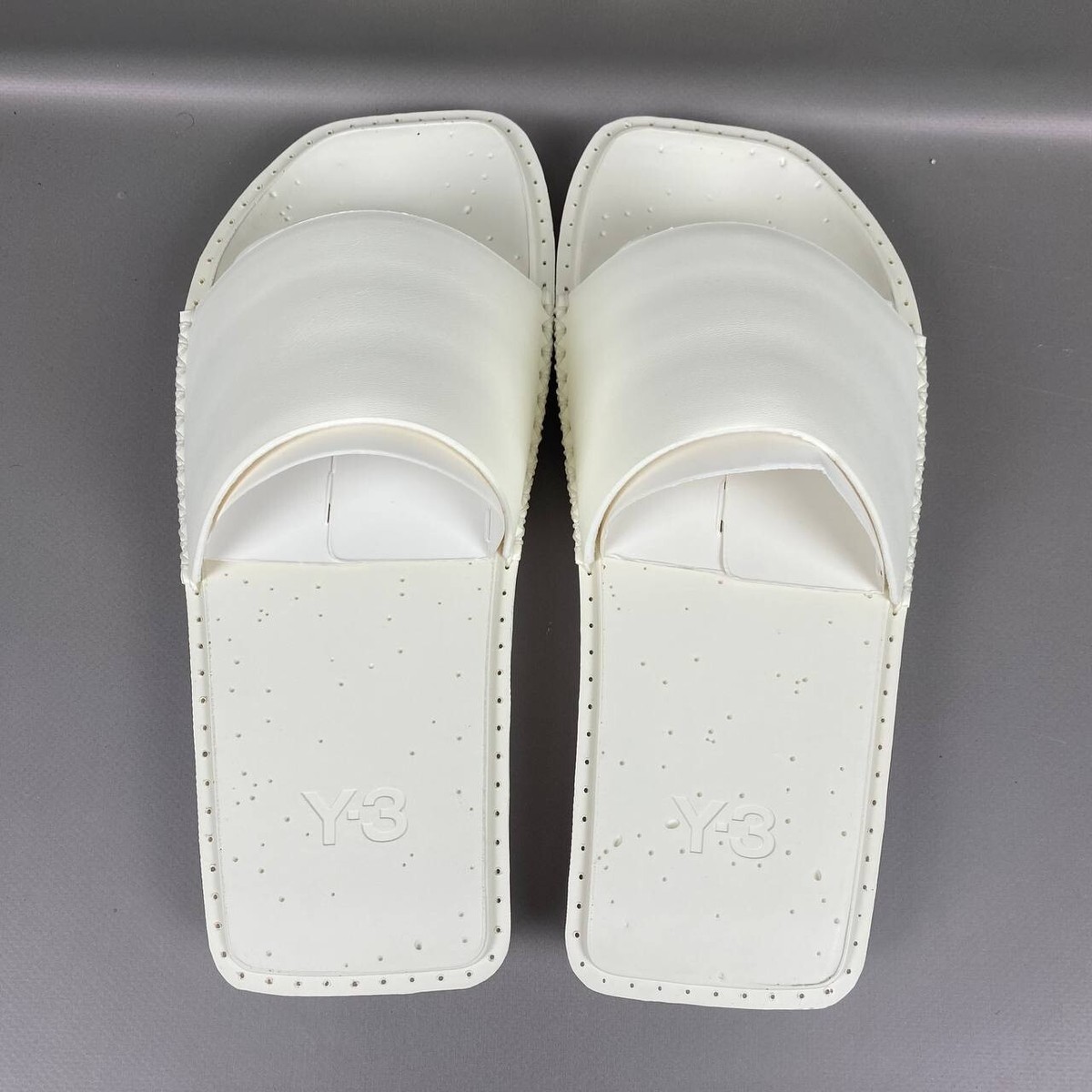 Adidas Yohji Yamamoto Y-3 Water Slides White FZ6424 | eBay