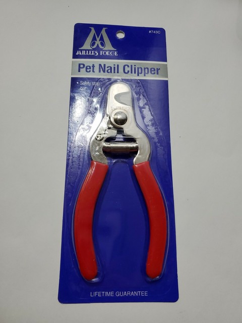millers forge red handled clippers