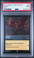 2024 Disney Lorcana BEAST Thick-Skinned #176 FOIL PSA 9 MT