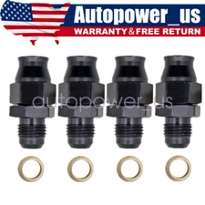 4PCS 6AN To 5/16" Tube Hardline Fuel Line Adapter Fitting Tubing Compression