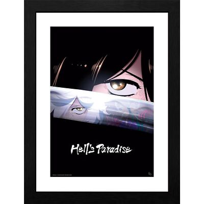 Hell's Paradise Framed Print Teaser Art S1 (300) GB Eye