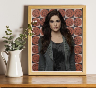 Menschliches Ziel Janet Montgomery: 10''x8'' professionelles Foto