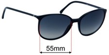SFx Replacement Sunglass Lenses fits Chanel 5278 - 55mm Wide
