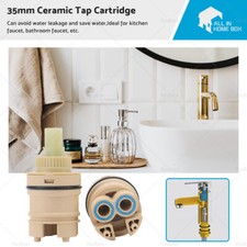 35mm Ceramic Tap Cartridge Mixer Shower Bathroom Tap Replacement