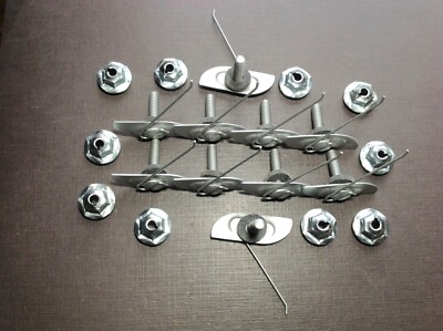 fender quarter side trim moulding clips sealer nuts  7/8'' to 1-1/8'' NOS 10pcs
