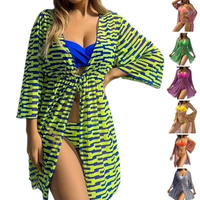 Two Pieces Swimming Costume Swim wear with Beach Cardigans