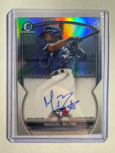 K300,465 - 2023 Bowman Chrome Prospect Auto Refractors #CPAMB Manuel Beltre/499
