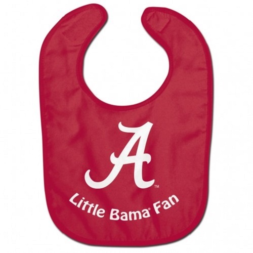 NCAA Alabama Crimson Tide Baby Infant ALL PRO Bib Little Fan Color Red - Bild 1 von 1