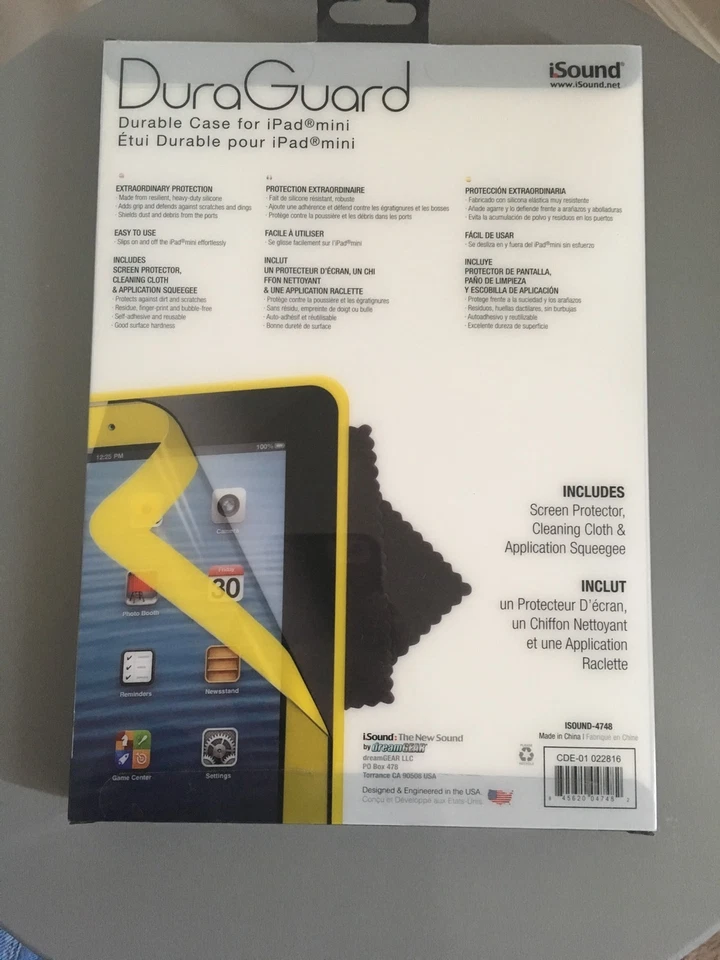 iSound iPad Mini 2 in 1 Duraguard Case - Yellow - Image 3 of 4