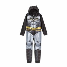 Batman Hooded Costume Style Super Hero Fleece Pajama Sleeper