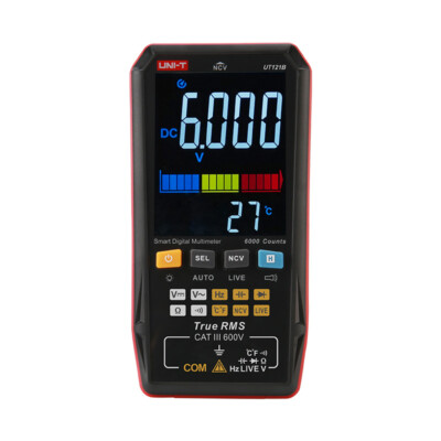 UNI-T Smart True RMS Multimeter Digital Volt meter Cap NCV Live Wire Temp Tester