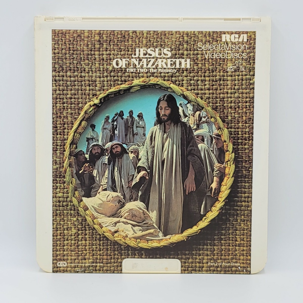 Jesus Of Nazareth CED VideoDisc (1977) RCA SelectaVision 4 Disc