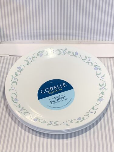 SET OF 4 NEW Corelle COUNTRY COTTAGE Lunch Plates 8.5" SIDE Plates Priority ship - Picture 1 of 3