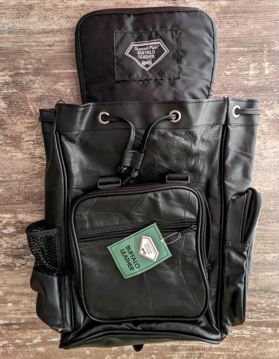 Windshield Bag For Harley Davidson Diamond Plate Rock Design