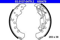 ATE Bremsbackensatz 03.0137-0479.2 FüR Opel Fiat Peugeot Lancia Corsa Punto Nemo