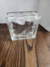 Pittsburgh Corning Architectural Glass Block Square 8"x8"x3"  Wavy Brick 