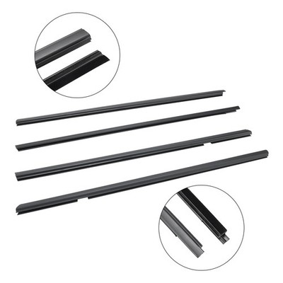 4PCS Outside Window Moulding Weatherstrip Für Honda Insight 2010-2014 R2