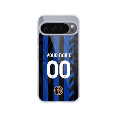 CUSTOM PERSONALIZED INTER MILAN 2024/25 KIT GEL CASE FOR GOOGLE ONEPLUS PHONES