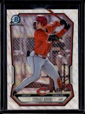 2026 Bowman Tyson Lewis Chrome Prospects Wave Refractor #/350 Reds