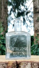 GUSTAV LOHSE BERLIN FLASCHE BALSAMISCHES MUNDWASSER CA. 1890&ndash;1910