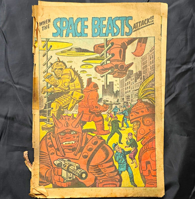 When the Space Beasts Attack!! Color Single Issue Comic Book Lee Ditko Harry
