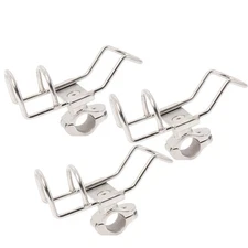 DasMarine Steel Fishing Rod Holders Rail Mounted Clamp on Rod Holder for Fish...