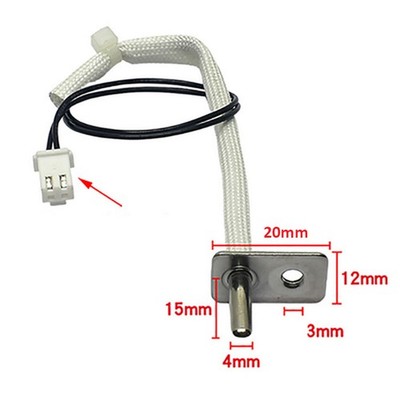 For Air Fryer 100K-200K Thermostat NTC Temperature Sensor Probe Replacement