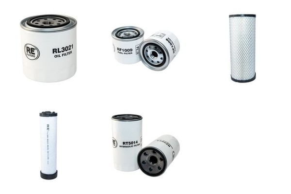 Filter Service KIT Passt FüR Kubota M5700 HDC Mit Kubota F2803-Ea Motor-image
