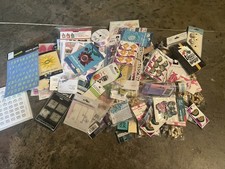 Huge Lot of Scrapbook Crafts Stickers More Washi Tape Approx 100 items