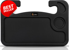 Car Steering Wheel Desk Tray 2in1 Laptop Food Drink Holder - US