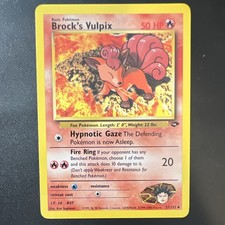 Brock's Vulpix 37/132 Pokemon Gym Challenge Uncommon Non-Holo English 2000 NM on eBay