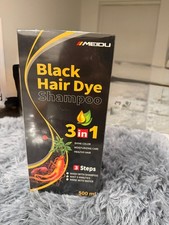 black hair dye shampoo 3 in 1