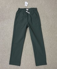 Crewcuts by J.Crew Pull-On Tech Pants Boys Size 8 Green Elastic Waist
