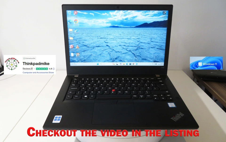 Lenovo ThinkPad T480 · i7-8550U · 32GB · 256GB, photo 1 of 5