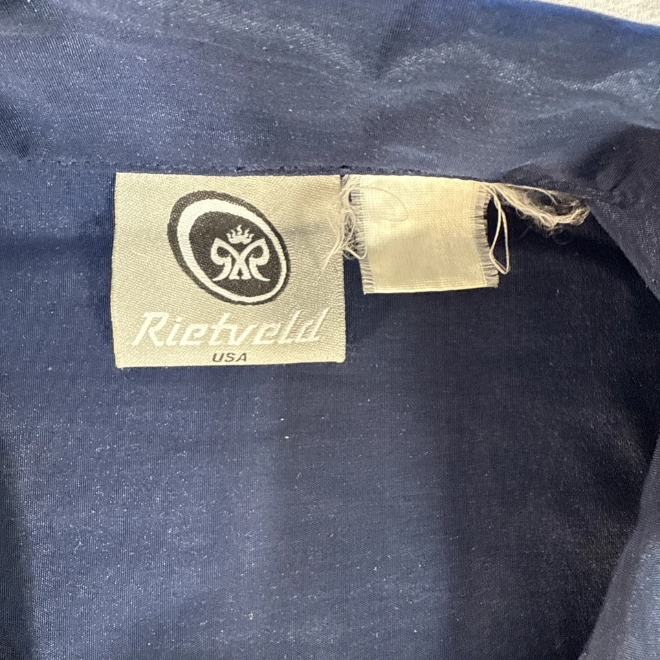 Rietveld Button Up Shirt Men's XL Hawaiian Back Graphic Print - Image 4 of 4